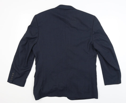 Design Nordal Mens Blue Jacket Blazer Size 42