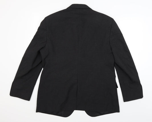 Marks and Spencer Mens Black Jacket Blazer Size 42