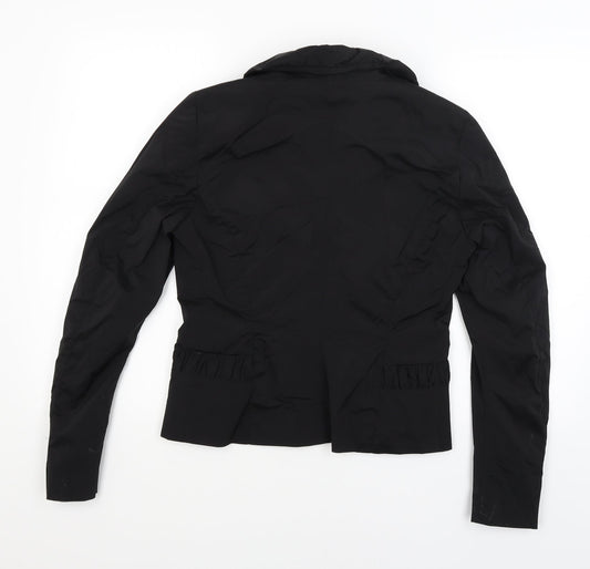 Just B Womens Black Jacket Blazer Size 12