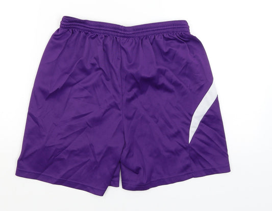 Errea Mens Purple Athletic Shorts Size XS