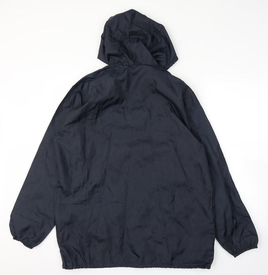 Protection Mens Blue Rain Coat Coat Size S