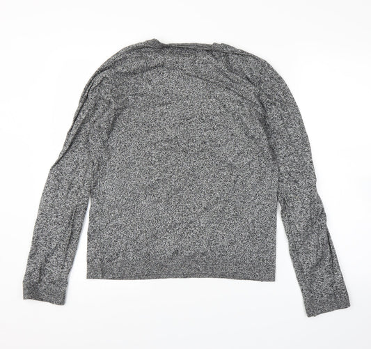 Topman Mens Grey Pullover Jumper Size S