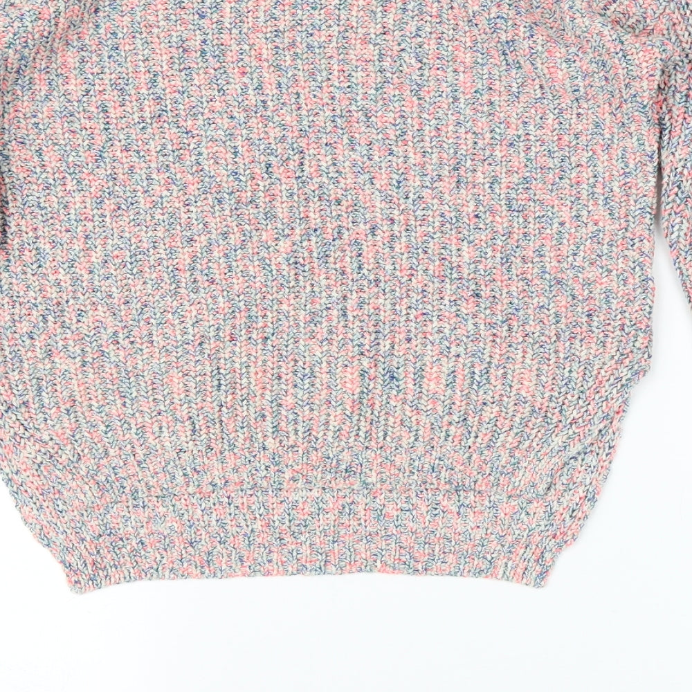 Ecote Womens Pink Pullover Jumper Size S