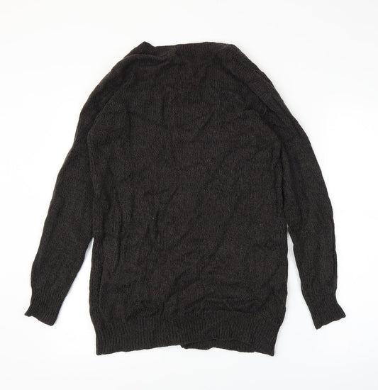 H&M Womens Brown Cardigan Jumper Size M