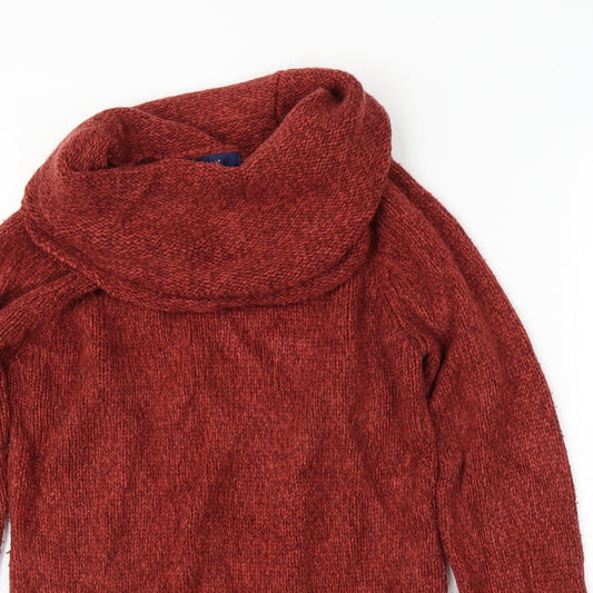 Casual Club Womens Red Pullover Jumper Size 10