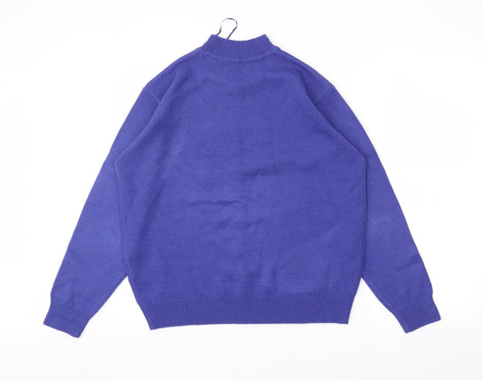 Damart Womens Purple Pullover Jumper Size 14