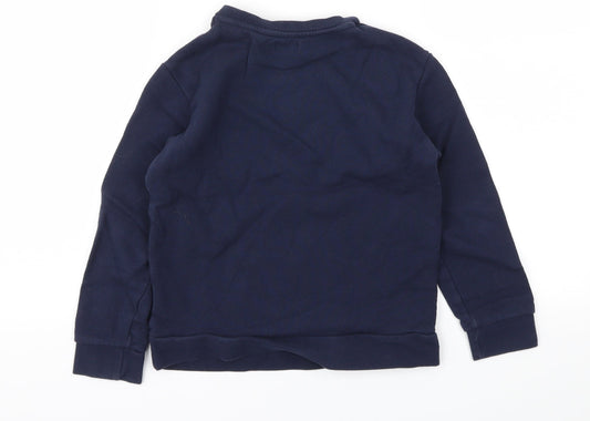 River Island Boys Blue Pullover Sweatshirt Size 7-8 Years