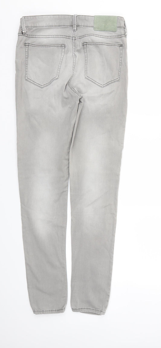 Waven Womens Grey Skinny Jeans Size 10 L30 in