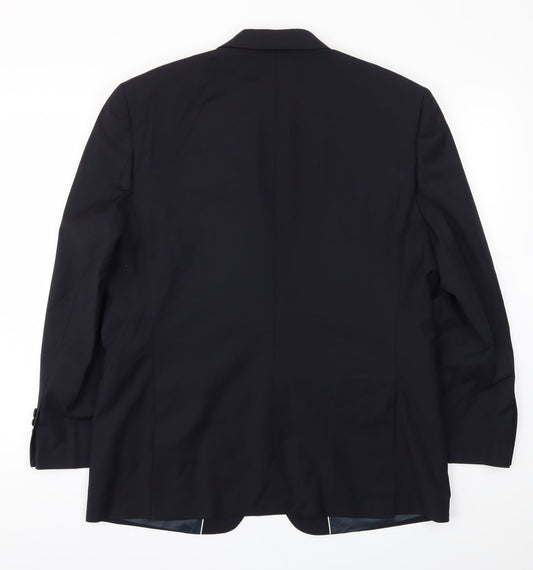 Preworn Mens Blue Jacket Blazer Size 44