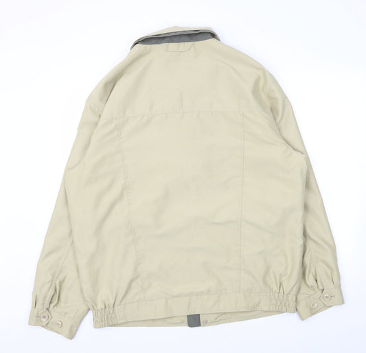 Brook Taverner Mens Beige Jacket Coat Size S