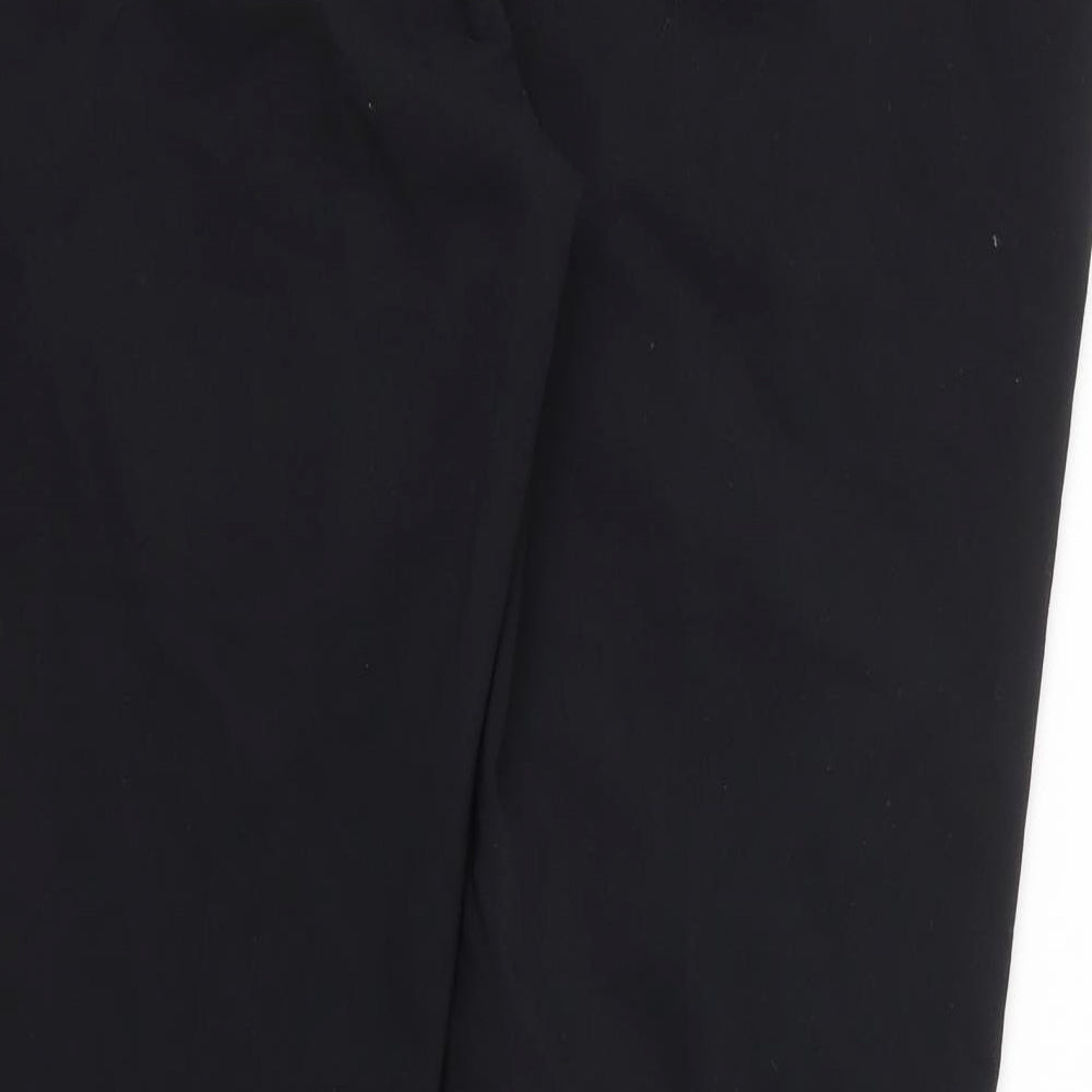 LIMETED Womens Black Trousers Size 14 L27 in