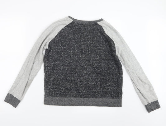 Mango Womens Grey Knit Pullover Jumper Size S