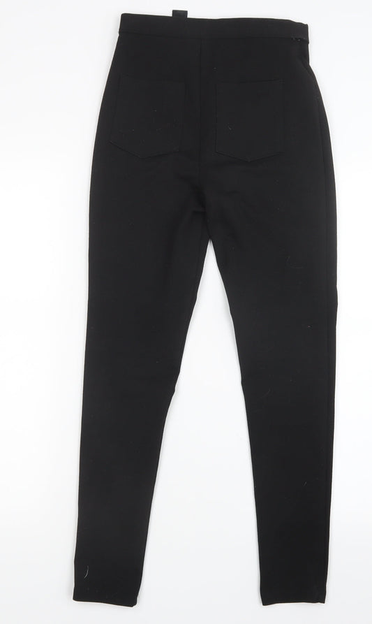 ASOS Womens Black Trousers Size 6 L26.5 in