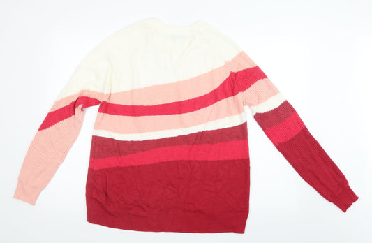 NEXT Womens Pink Knit Pullover Jumper Size S
