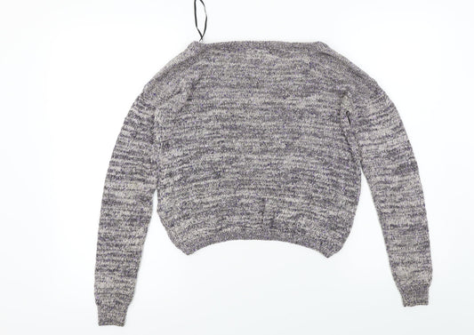 H&M Womens Purple Pullover Jumper Size 8