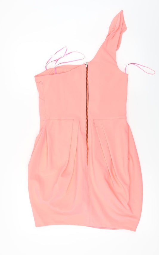 River Island Womens Pink A-Line Size 12