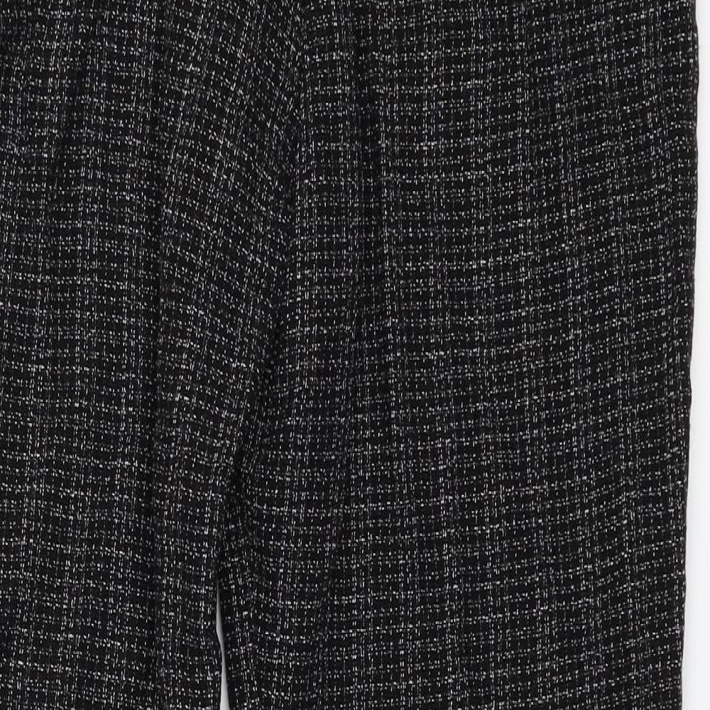 Dorothy Perkins Womens Black Capri Trousers Size 6 L24 in