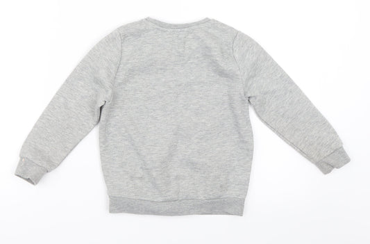Primark Boys Grey Pullover Sweatshirt Size 3-4 Years