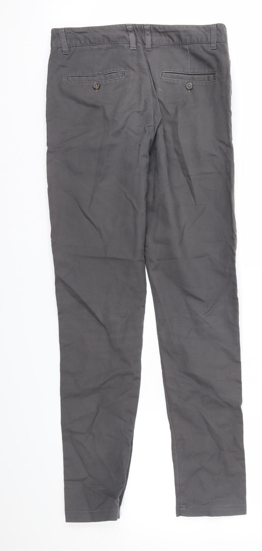 Steel & Jelly Mens Grey Trousers Size 30 L31 in