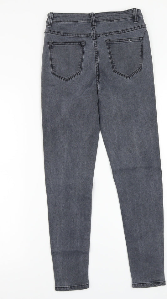 Pretty little thing Womens Grey Skinny Jeans Size 6 L24 in