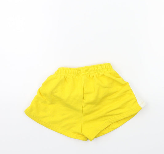 Zara Boys Yellow Striped Shorts Size 7 Years