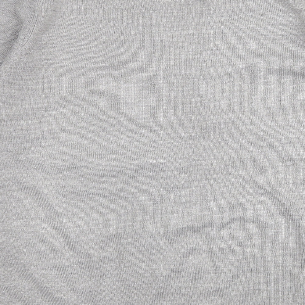 Papaya Womens Grey Cardigan Jumper Size 12