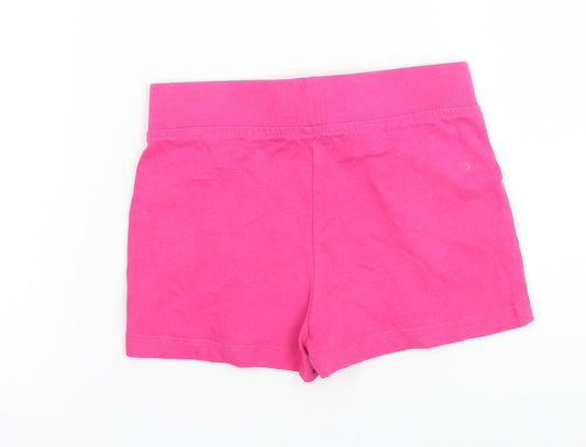 George Girls Pink Jersey Hot Pants Shorts Size 5-6 Years