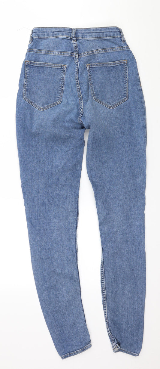 Divided by H&M Womens Blue Denim Skinny Jeans Size 8 L28 in