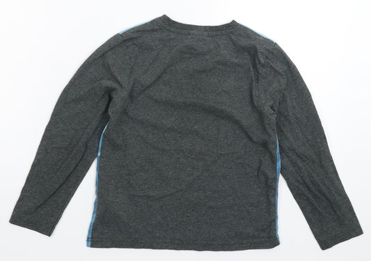 George Boys Grey Basic T-Shirt Size 6-7 Years