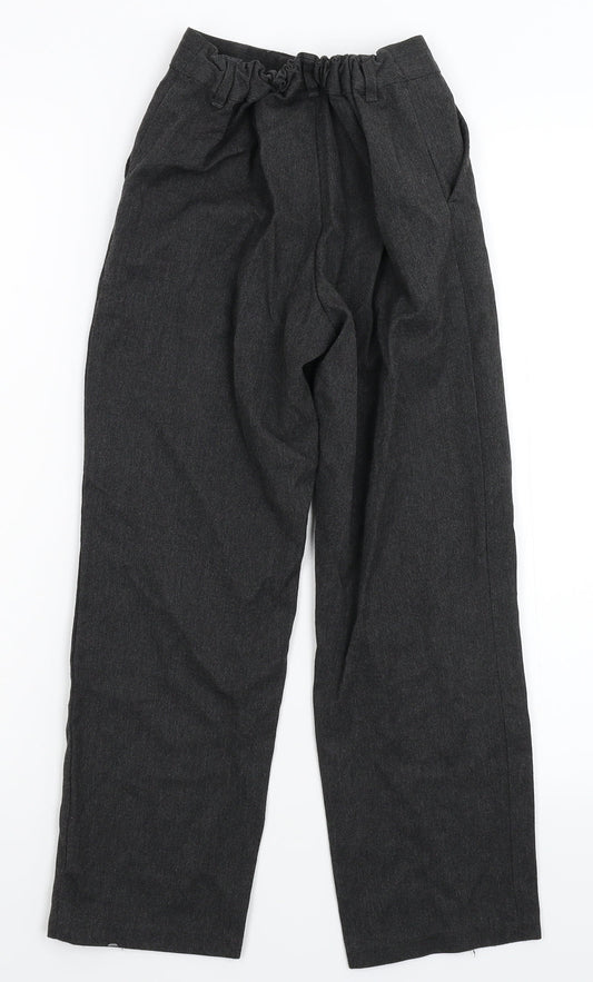 F&F Boys Black Dress Pants Trousers Size 8-9 Years