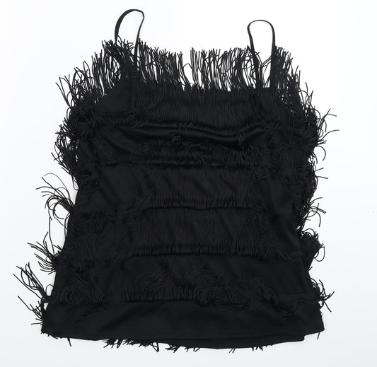 Red Herring Womens Black Basic Tank Size 12