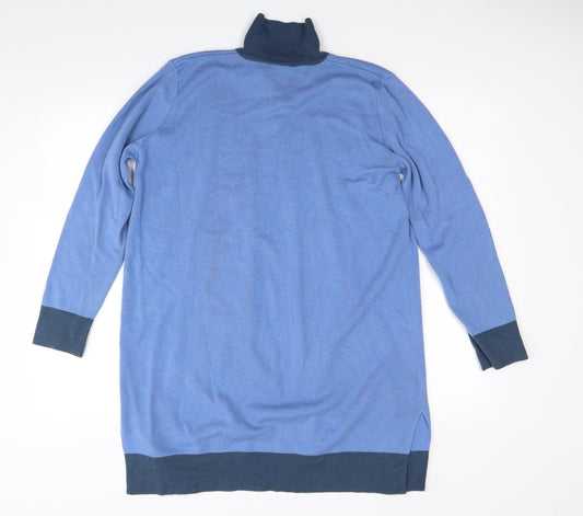 Country Casuals Womens Blue Knit Cardigan Jumper Size S