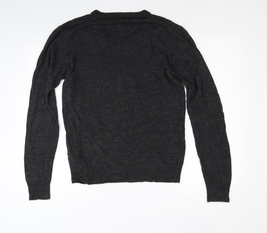 Ceader wood state Mens Grey Knit Pullover Jumper Size M