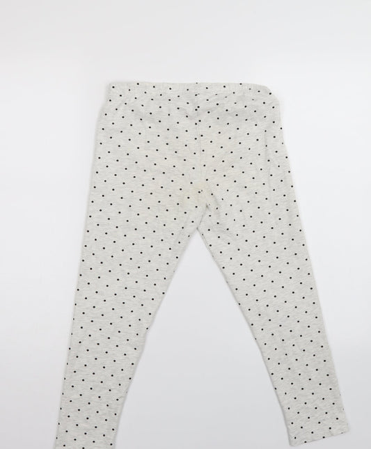 Primark Girls White Polka Dot Pyjama Pants Size 13-14 Years
