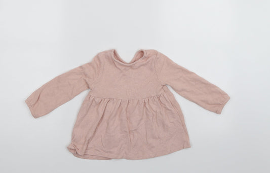 George Girls Pink Jumper Dress