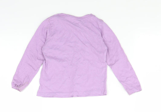 PEP & CO Girls Purple Basic T-Shirt Size 18-24 Months
