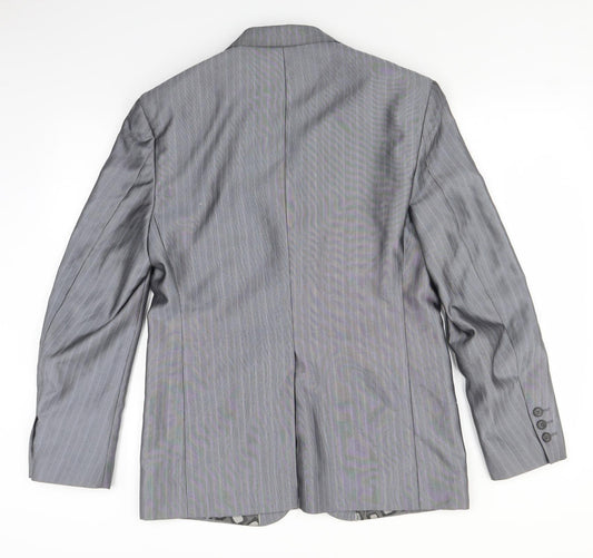 Stonebridge Mens Grey Jacket Suit Jacket Size 36