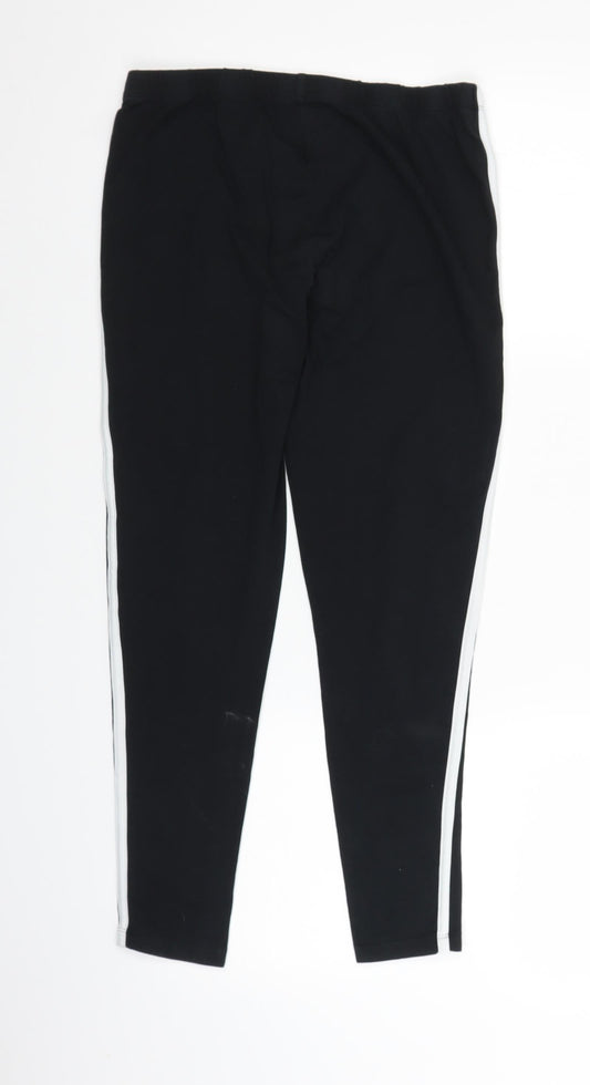 Marks and Spencer Womens Black Trousers Size 14 L24 in
