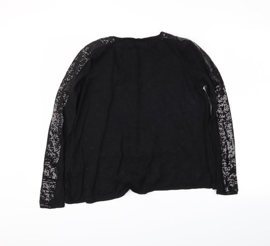 NEXT Womens Black Pullover Jumper Size 12
