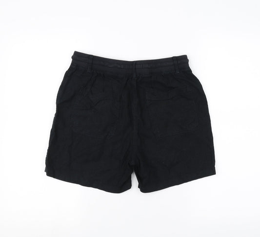 Marks and Spencer Womens Black Sweat Shorts Size 8