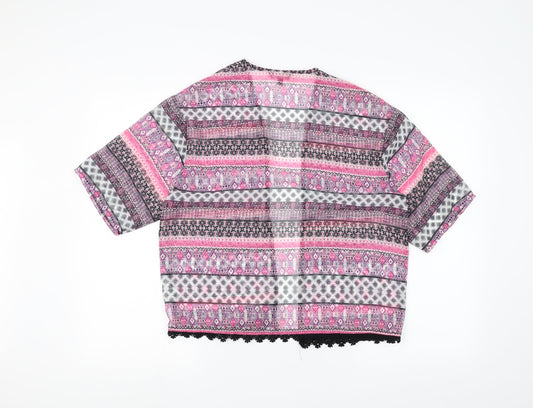 Candy Couture Womens Pink Cardigan Jumper Size 12