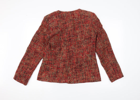 Hudson & Onslow Womens Red Jacket Size 10