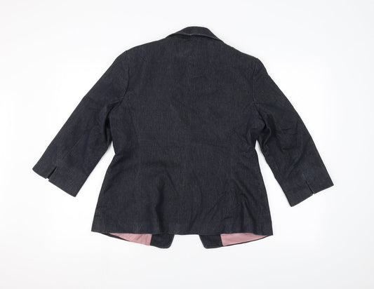 F&F Womens Blue Jacket Size 14