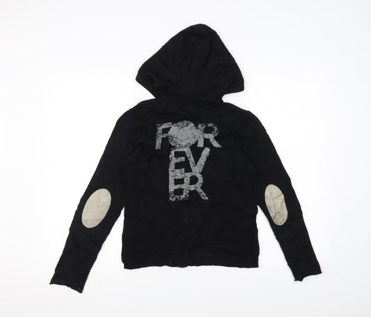Berenice Boys Black Pullover Hoodie Size 10 Years
