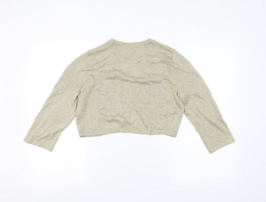 Monsoon Womens White Cardigan Jumper Size M