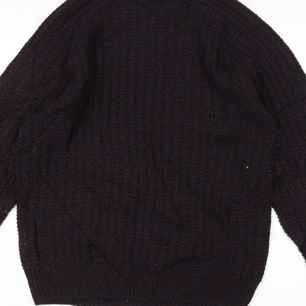 Cedar Wood State Mens Red Knit Pullover Jumper Size XS