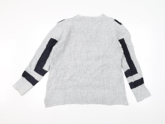 Marks and Spencer Womens Grey Pullover Jumper Size S