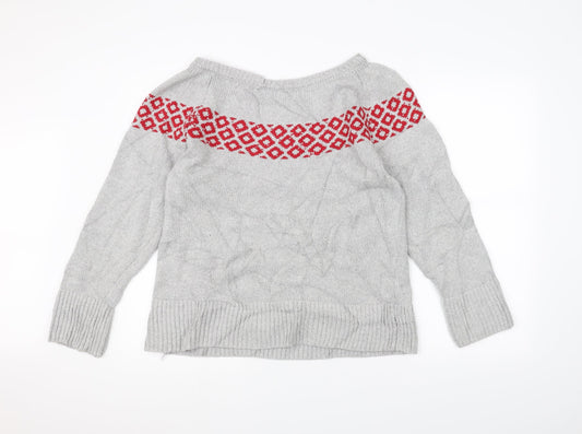 Preworn Womens Grey Pullover Jumper Size M