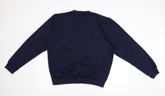 Pretty Little Thing Mens Blue Flannel Sweatshirt Size XL