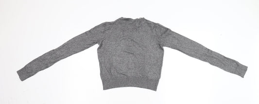 Spina Womens Grey Knit Pullover Jumper Size XS